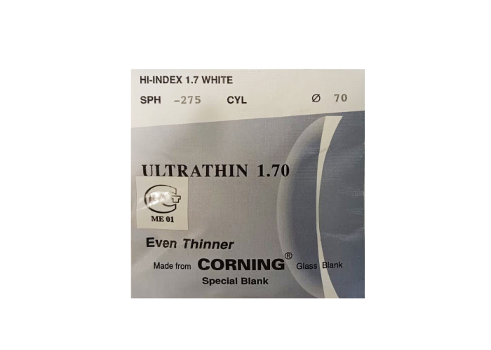 Линзы для очков Corning Ultrathin 1.7 Glass