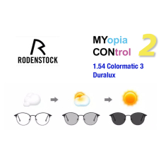 Фотохромные линзы для очков Rodenstock MYCON-2 1.54 Colormatic 3 Duralux Chestnut Brown Фотохромные линзы для очков Rodenstock MYCON-2 1.54 Colormatic 3 Duralux Chestnut Brown