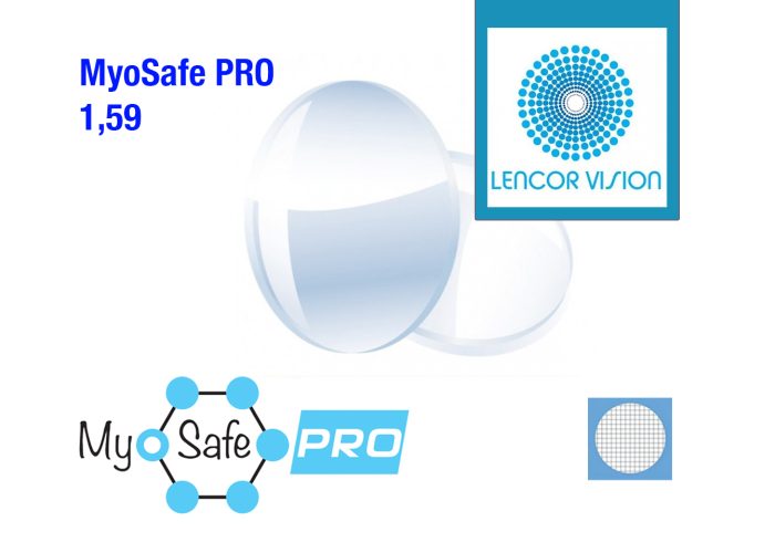 Линзы для очков Lencor MyoSafe PRO 1.59