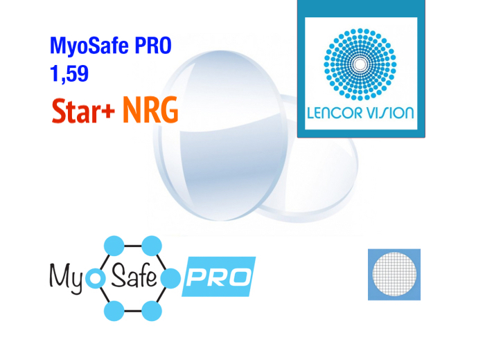 Линзы для очков Lencor MyoSafe PRO Star+NRG  1.59