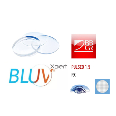 Линзы для очков BBGR PULSEO 1.5 BLUVXpert RX («разгрузочные линзы»)