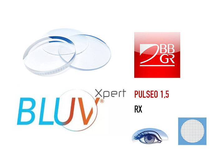 Линзы для очков BBGR PULSEO 1.5 BLUVXpert RX («разгрузочные линзы»)