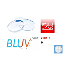 Линзы для очков BBGR ASPHOR 1.6 BLUVXpert RX (асферика)