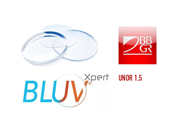 Линзы для очков BBGR UNOR 1.5 BLUVXpert