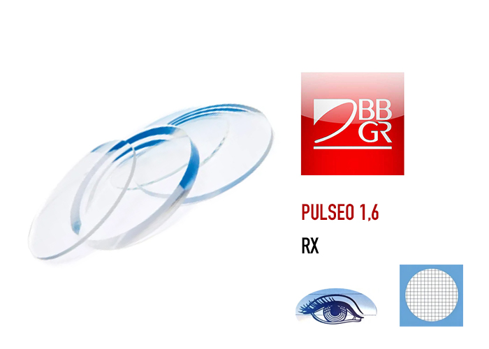 Линзы для очков BBGR PULSEO 1.6 RX («разгрузочные линзы»)